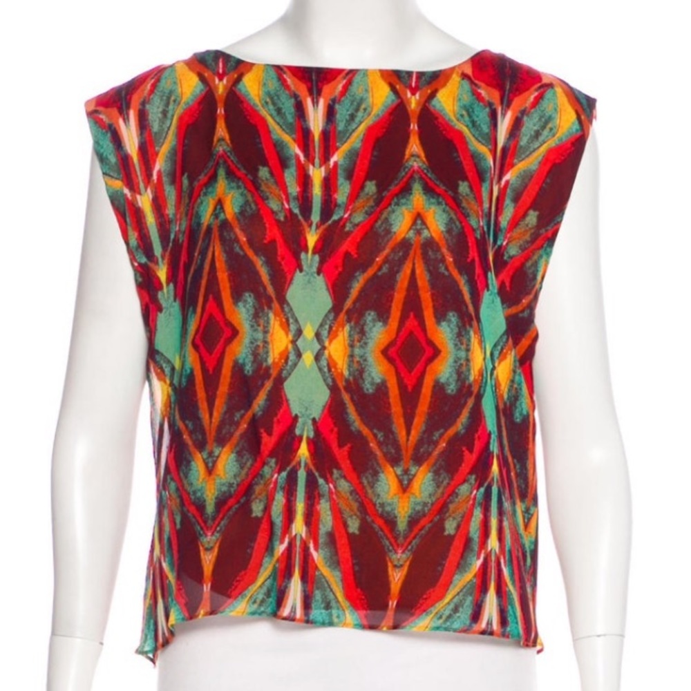 Alice + Olivia Silk Blouse